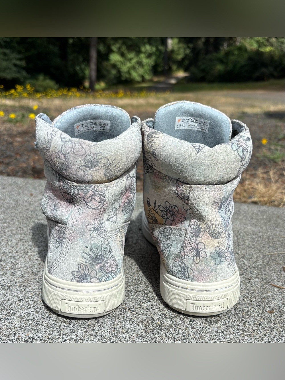 Timberland Londyn Floral 6” Sneaker Boots Women 7.5 Rare A1X46 - Picture 4 of 13